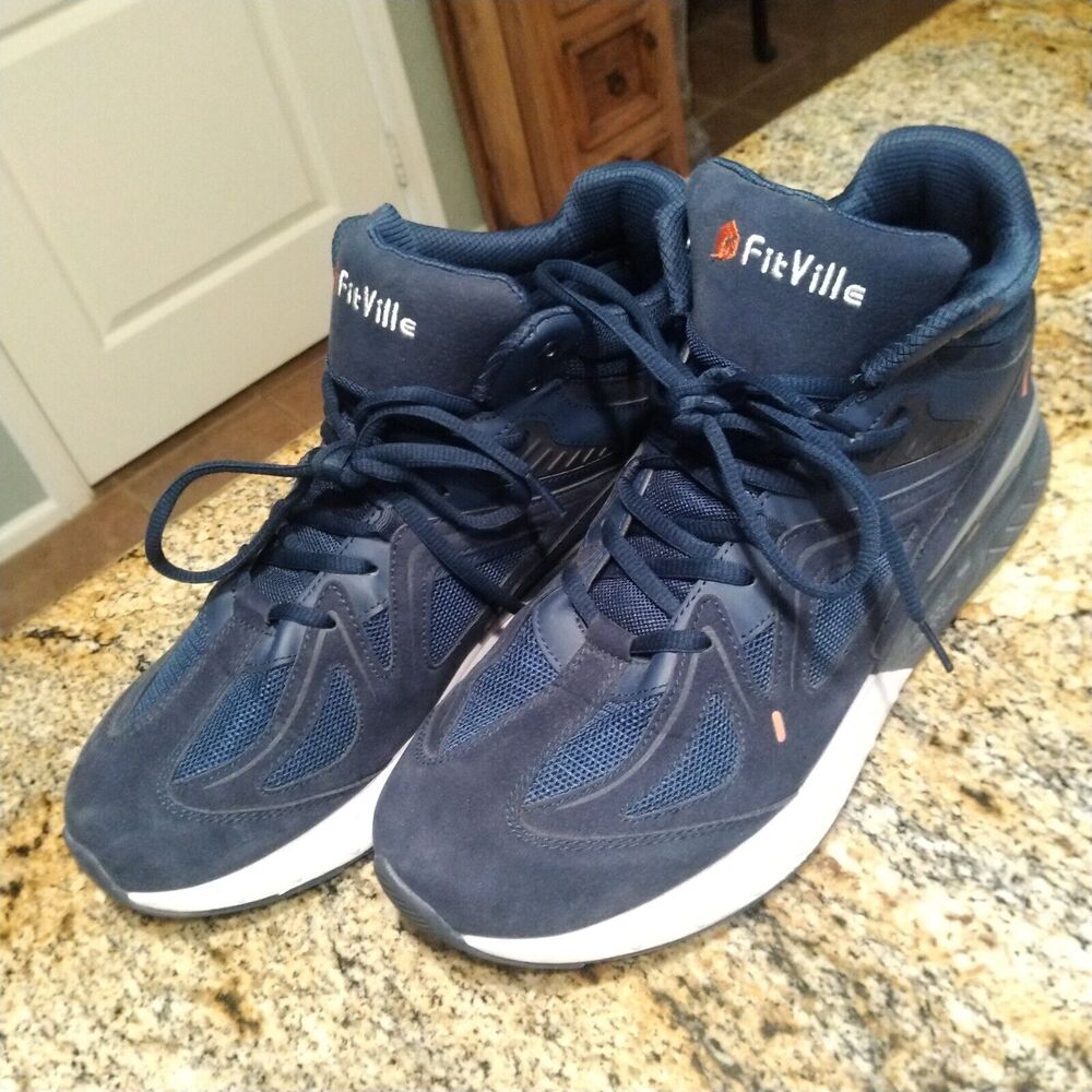 FitVille Rebound Core Athletic Sneakers Shoes Navy Blue 31902251 Men’s Size 14EW